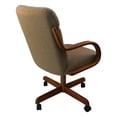 thumbnail image 6 of Furnish Theory  Camile Caster Arm Chair in Toast Tweed Fabric, 6 of 8