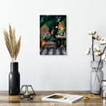 thumbnail image 2 of Elephant Stock Tea Time Wall Art - Vertical Canvas Wall Art - Living Room Wall Decor - Animal Canvas - Gray And Orange Decor By Erika c. Brothers - 8" x 12", 2 of 8