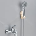 thumbnail image 4 of Clearance Under $5 | Strong Suction Cup Shower Head Holder with 360-Degree Swivel Bracket for Handheld Showers, Tool-Free Installation, White, 4 of 7