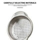 thumbnail image 4 of Colador de Acero Inoxidable para Conservas | Diseño de Doble Asa Resistente a La Oxidación | Filtro Fácil de Limpiar para Escurrir Atún y Verduras | Herramienta de Cocina para Preparar y Almacenar Al, 4 of 5