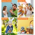thumbnail image 4 of DolliBu Happy Easter Big-Eyed Wolf Plush  with Carrot - Cute Stuffed Animals with Carrot Plush Toy, Perfect Easter Gift, Spring Easter Plush Animal - 6 Inches, 4 of 7