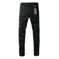 thumbnail image 3 of New Ksubi Men's Jeans Slim Fit Stretch Jeans Straight Skinny Denim Pants for Men Fashion Streetwear Biker Motocycle Holes Pants, 3 of 10