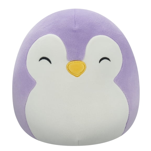 Squishmallows Official Plush 10 inch Elle the Purple Penguin Childs Ultra Soft Stuffed Toy