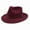 Burgundy, variant on Freemont - Walrus Hats Wool Fedora Hat
