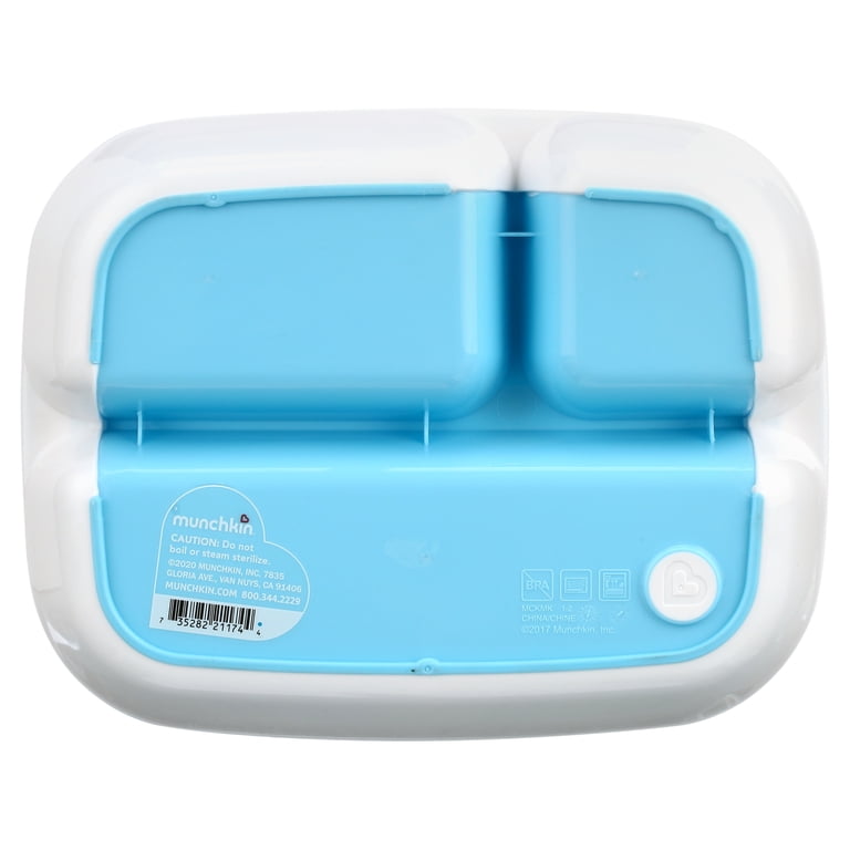 Munchkin Splash Divided Plate, Blue photo 7