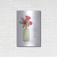 thumbnail image 3 of Luxe Metal Art 'Red Blossoms - Prayer' by Annie LaPoint, Metal Wall Art, 24"x36", 3 of 8