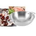 thumbnail image 3 of Kitchen Cookware, 30 Cm Cooking Pot, Non-Stick Kitchen Accessory For Home Restaurant Silver, 3 of 8