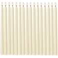 thumbnail image 1 of Paquete de 16 velas cónicas de color marfil de WPONSZU, 25 cm, sin perfume, 1 of 8