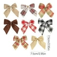 thumbnail image 3 of 10PCS Christmas Bows - Styles Fabric for Festive Tree Garland and Celebration, 3 of 8