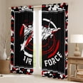thumbnail image 2 of Homewish Plane Aircraft Blackout Curtains Set of 2 (52x84 Each) for Kids Teens Boys,Abstract Geometric Camouflage Window Curtains,Transportation Theme Curtains and Drapes,Breathable Home Decor, 2 of 6