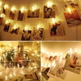 thumbnail image 3 of Casewin 40 LED Photo Clips String Lights, Battery Design, Fairy Twinkle Wedding Party Christmas Home Decor Lights for Hanging Photos Pictures Cards Artwork(13 Ft), 3 of 6
