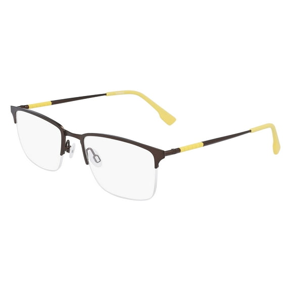 Flexon FLEXON E1130 210 Men's Matte Rectangular Frame Eyeglasses