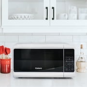 Galanz 0.7 cu ft 700W Countertop Microwave Oven in White with One Touch Express Cooking