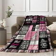 thumbnail image 3 of Best Auntie Blanket Gifts from Niece Auntie Birthday Gift 60 X 80 Gifts for Aunt with Great Sentences | Best Auntie Ever Gift from Nephew Happy Christmas Bday Present for Auntie Throw Blanket, 3 of 6