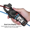 thumbnail image 3 of BSIDE ACM91 Digital Clamp Multimeter - High Precision AC/DC Current Tester for Electrical Maintenance and Home Use (Black, English Packaging) - Battery Not Included, 3 of 7