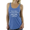 thumbnail image 1 of Awkward Styles Women's This Is What The World`s Greatest Mom Looks Like Graphic Racerback Tank Tops Mom's, 1 of 4