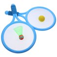 thumbnail image 1 of UPGRATOR 2pcs Outdoor Tennis Racquet Lightweight Rackets With Balls For Ages For Beach Games And Family Rackets Balls, 1 of 6