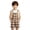 Brown, variant on Soft Plaid Overalls for Kids Boys Girls Shortalls Adjustable Strap Rompe with Pockets Casual Summer Jumpsuit