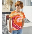thumbnail image 5 of Aideaone Boys Girls Tie Dye Shirt Hippies Senior Rainbow Tees T Shirts for Kids 4-14 Years, 5 of 8
