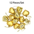 thumbnail image 3 of Bolas de árbol de Navidad Naiovety 12 Uds. en forma de corazón color Oro, 3 of 6