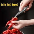 thumbnail image 4 of Kitchen Accessories Qwtwty Stainless Steel Crayfish Shelling Tool Multi-purpose Shrimp Sheller Household Kitchen Shrimp Shelling Tool, 4 of 9