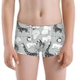 thumbnail image 5 of Yiaed African Animals Print Boys' Boxer Briefs Cotton Casual Stretch Comfort Boys Boxers - Kids Boxer Briefs Underwear for Boys (6-18)-Medium, 5 of 5