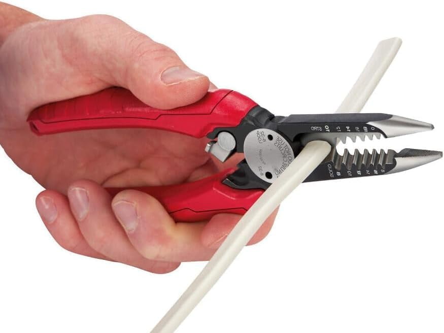 Suitable For Milwaukee Electrician Combination Wire Pliers - Bare Tool, Model #48-22-3079, Red,black