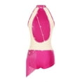 thumbnail image 4 of Doomiva Robe de Danse Latine à Franges avec Strass Salsa Tango HotPink S, 4 of 5