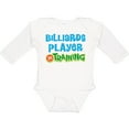 thumbnail image 3 of Inktastic Billiards player in training Boys or Girls Long Sleeve Baby Bodysuit, 3 of 5