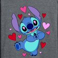 thumbnail image 3 of Lilo & Stitch - Heart Eyes Stitch - Men's Long Sleeve T-Shirt, 3 of 5