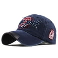 thumbnail image 2 of ZVNAΖH Adjustable Baseball Caps Unisex Snapback Embroidery Hats, 2 of 2