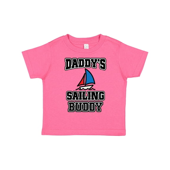 Inktastic Daddy Sailing Buddy Sailboat Boys or Girls Toddler T-Shirt