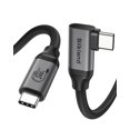 thumbnail image 1 of Cable de monitor USB C Silkland en ángulo recto de 5 pies 8K @30Hz 5K/4K @60Hz, 1 of 8