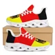 thumbnail image 1 of Zapatos de malla con estampado de bandera de Alemania para mujer, zapatillas ligeras con plataforma y cordones, zapatos deportivos para exteriores para mujer y niña, 1 of 6