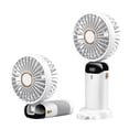 thumbnail image 2 of Ventilador mini portátil ventilador portátil ventilador recargable ventilador de escritorio pequeño 5 velocidades 90 ventilador de batería con cordón para el uSo, 2 of 7