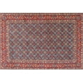 thumbnail image 1 of Ahgly Company Machine Washable Indoor Rectangle Traditional Brown Red Area Rugs, 5' x 7', 1 of 7