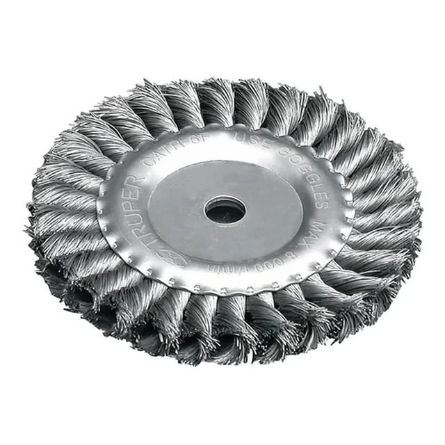 Carda Esmeril Trenzada 6'' X 5/8'' Fina Truper 11598 Truper CATR-6F