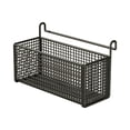 thumbnail image 1 of Cesta de almacenamiento colgante junto a la cama, estante de hierro, organizador colgante portátil multiusos, estante para cama, litera, dormitorio Negro, 1 of 7