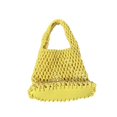thumbnail image 2 of ZenCart Hand-Woven Wrist Tote Bag Cotton Rope Braided Hollow Out Handbag Ladies Portable Wristlet Handbag for Travel Beach Shopping, 2 of 8