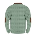 thumbnail image 4 of Blusas y camisas de manga larga con cuello redondo Sudadera con capucha de cuello redondo para hombre Jersey estampado Blusa de poliéster de manga larga para hombre, 4 of 4