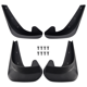 thumbnail image 2 of Universal Mudflaps Mud Flaps Flap Splash Guards Mudguards Car Auto Van SUV Trucks Sedan Wheel Front Rear, 2 of 5