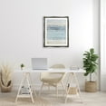 thumbnail image 2 of Stupell Industries Tranquil Blue Beige Stripes Pattern Casual Painting Luster Gray Framed Floating Canvas Wall Art, 24x30, by Dan Meneely, 2 of 5