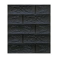 thumbnail image 2 of VogueV 3D Foam Brick Wall Panels Peel & Stick, 14 X 15 in Embossed Tiles for Tv Backdrop, Bedroom Headboard, Rental-Friendly Diy Makeover, 1X Wall Sticker, 2 of 4