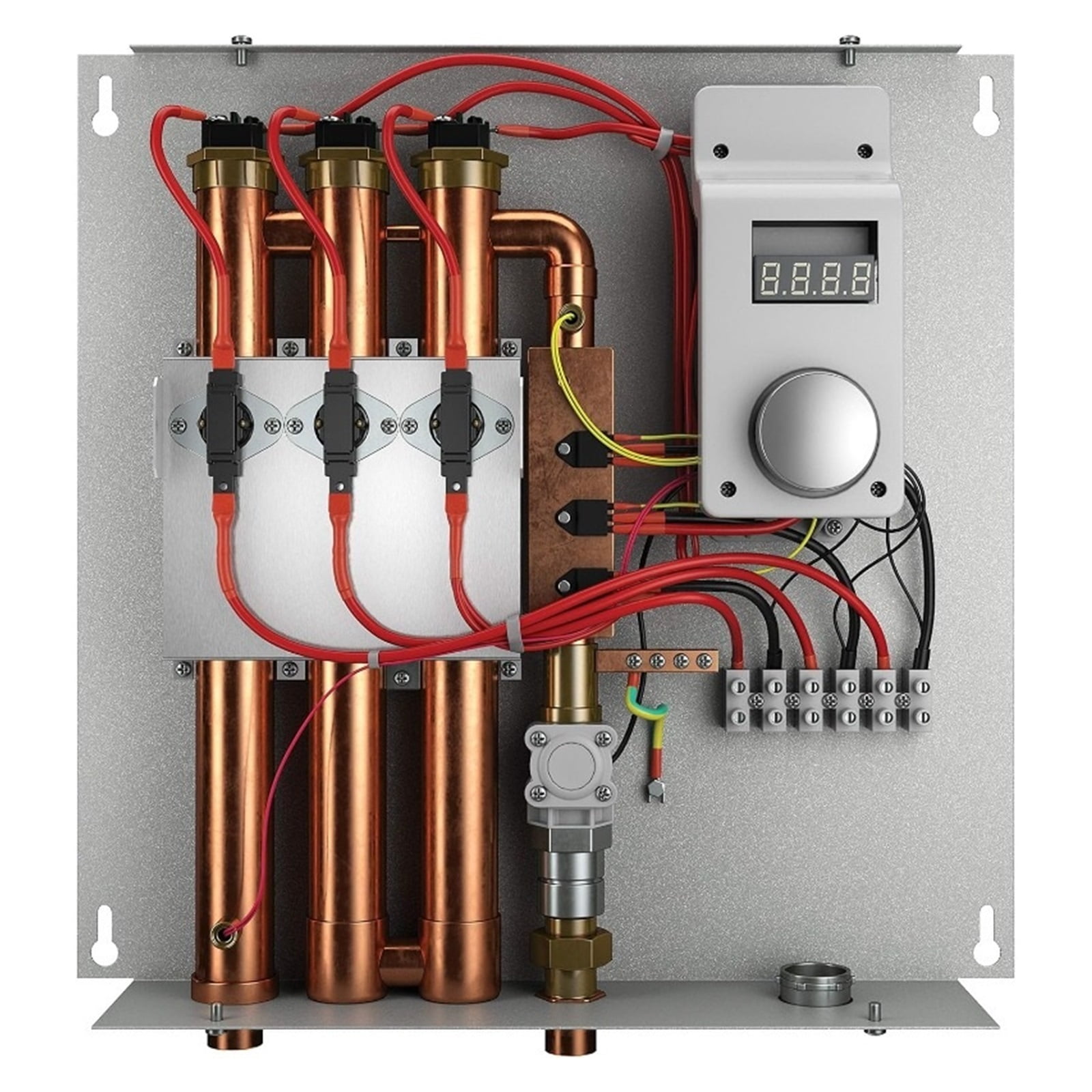 Electric Water Heater Tankless Electric Heater 24kW, Gray Heating In Winter , Electric Water Heaters ,Safety Protections