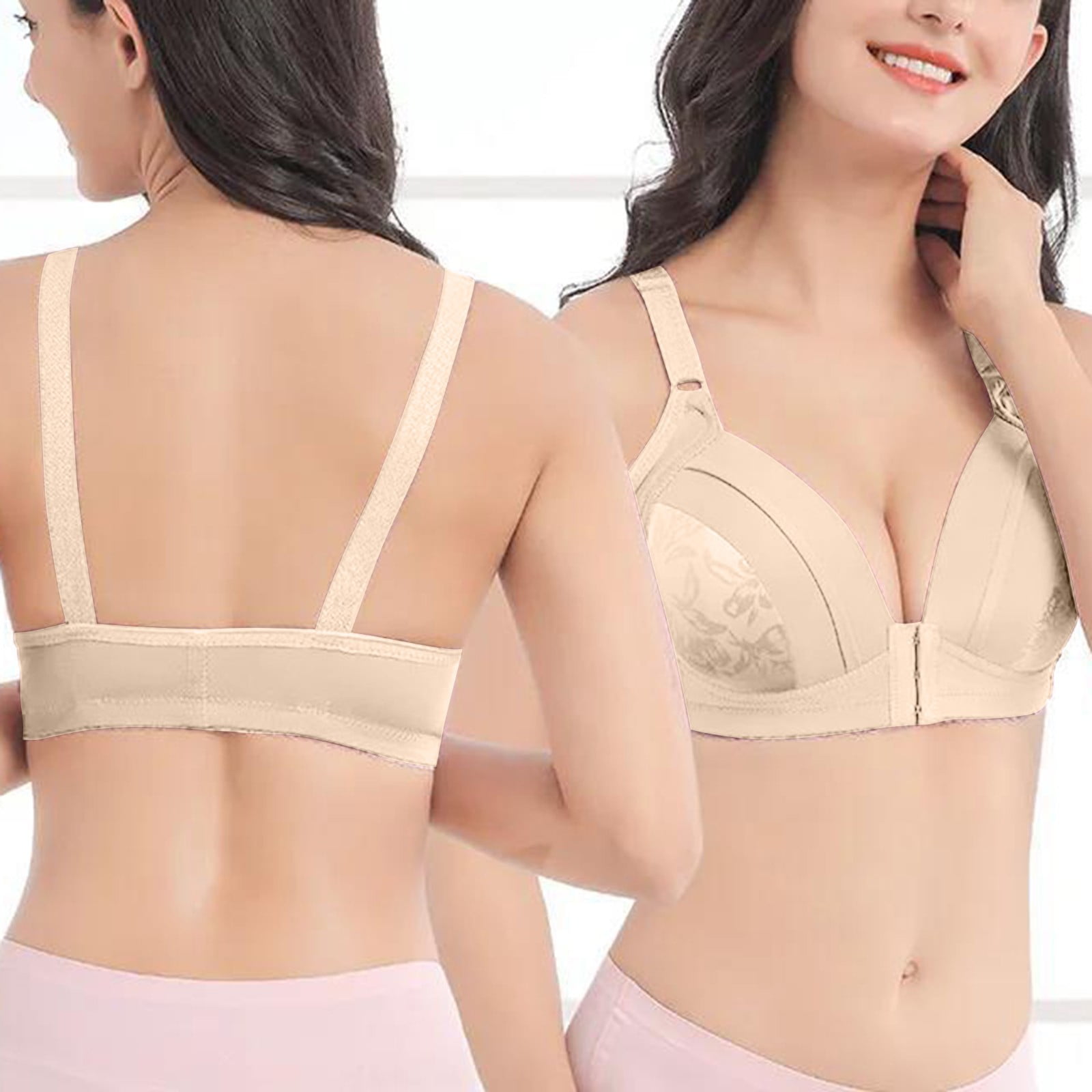 İmer Çamaşır Women's Front Opening Padded Bra Modal - Trendyol