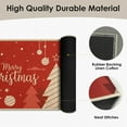 thumbnail image 4 of Christmas Door Mat, Merry Christmas Tree Red Welcome Mat, Christmas Winter Doormats Front Door Mat Outdoor Indoor Entrance Rug Floor Mat Non Slip Absorbent Resist Dirt Carpet 17x30Inch, 4 of 6