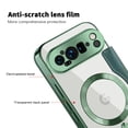 thumbnail image 5 of Dteck Magnetic for Google Pixel 9 Pro XL Case 2024, Compatible with MagSafe, Full Body Flip Folio Wallet Case with FID Blocking Card Slot, Anti-Scratch Clear Back Cover for Pixel 9 Pro XL,Deep Green, 5 of 6