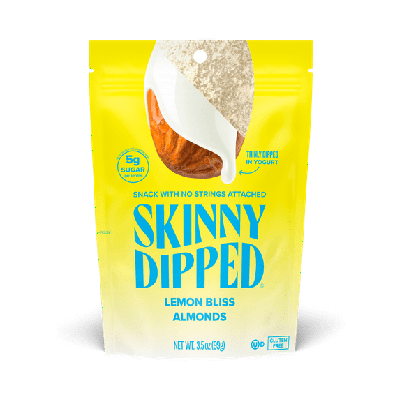 Pack of 10, Skinnydipped Lemon Bliss Almonds, 3.5 oz