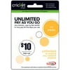 (Email Delivery) Cricket PayGo $10 Top-Up