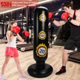 thumbnail image 6 of Oubit Punching Bag for Kids 63 inches Black Practicing Karate Taekwondo Gift for Boys and Girls Age 3 - 8,Black, 6 of 7